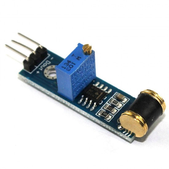 801S Vibration Shock Sensor Control Module Sensitivity Adjustable Board