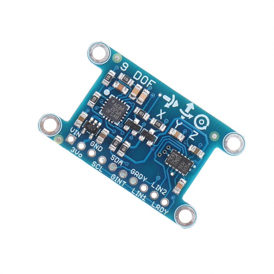 9DOF IMU Sensor Module 9 Pressure Attitude Axis Digital Gyro Sensor Module Diy Electronic Diy Kit Pcb Board