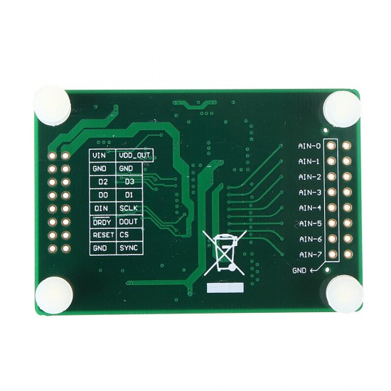 ADS1256IDB Analog to Digital Conversion Module 24 Bit ADC Data Acquisition Module Single Ended Differential Input