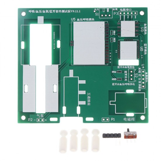 Auxiliary Test Circuit Board PCB Module for Respiratory Blood Pressure Blood Oxygen Module Support bluetooth RESP NIBP SPO2