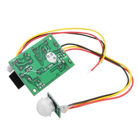 DC 12V 50uA 3-Wire Human Body Induction PIR IR Pyroelectric Infrared Sensor Module Relay Control Out