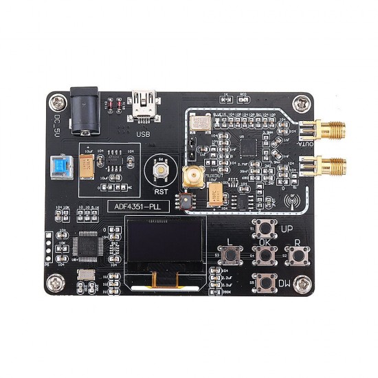 Signal Generator Module 35M-4.4GHz RF Signal Source Frequency Synthesizer ADF4351 Development Board