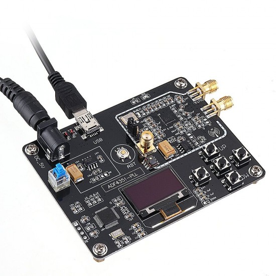 Signal Generator Module 35M-4.4GHz RF Signal Source Frequency Synthesizer ADF4351 Development Board