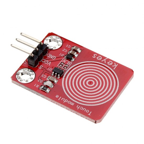 Capacitive Touch Sensor (pad hole) Anti-reverse with Pin Header Module