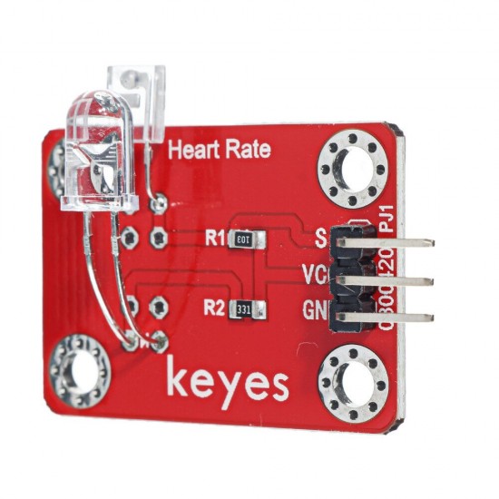 Finger Heartbeat Module(Pad hole) with Pin Header Board Analog Signal