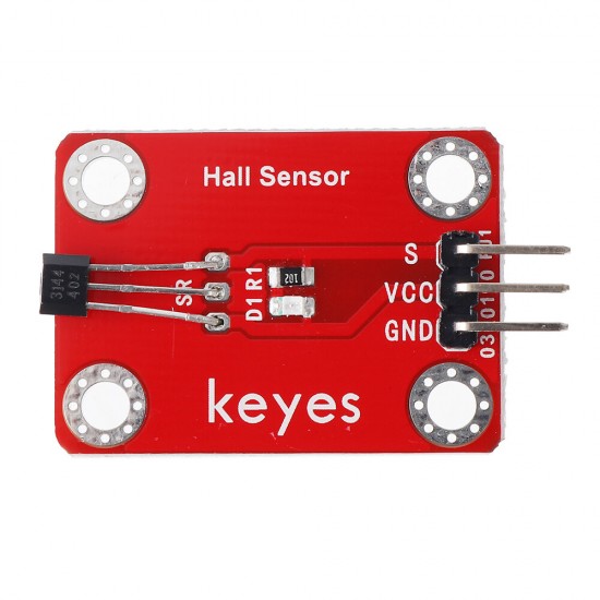 Hall Sensor (pad hole) with Pin Header Module Digital Signal