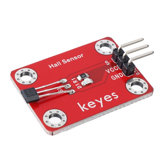 Hall Sensor (pad hole) with Pin Header Module Digital Signal