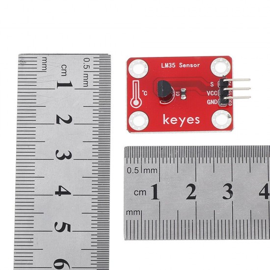 LM35 Temperature Sensor (pad hole) Pin Header Module Analog Signal