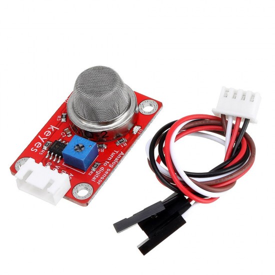 MQ-2 Smoke Sensor Anti-reverse Plug White Terminal Gas Sensor Module Board Support micro bit