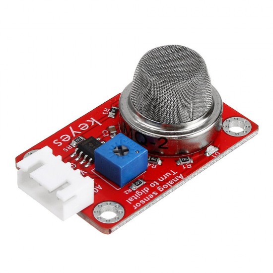 MQ-2 Smoke Sensor Anti-reverse Plug White Terminal Gas Sensor Module Board Support micro bit