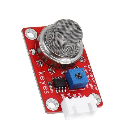 MQ-2 Smoke Sensor Anti-reverse Plug White Terminal Gas Sensor Module Board Support micro bit