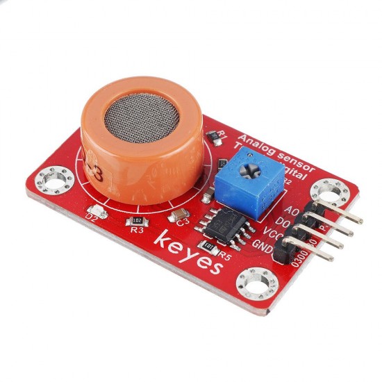 MQ-3 Alcohol Sensor Module with Pin Header Digital Signal and Analog Signal