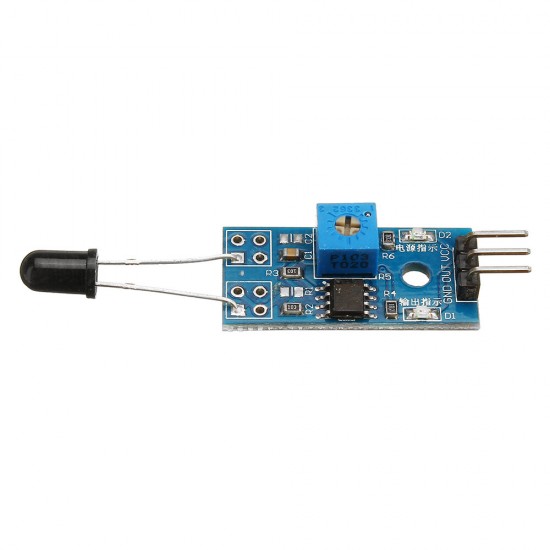 LM393 3 Pin IR Flame Detection Sensor Module Fire Detector Infrared Receiver Module