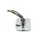 R502-AW Capacitive Fingerprint Reader Module Sensor Scanner Zinc Alloy Round Ring LED Control DC3.3V