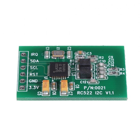 RC522 I2C RFID Module 13.56MHz Reader Writer Card Module Interface IC Card RF Sensor Module Ultra-Small