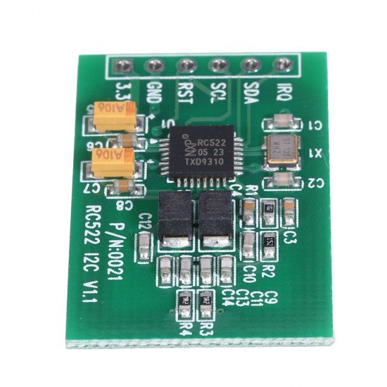 RC522 I2C RFID Module 13.56MHz Reader Writer Card Module Interface IC Card RF Sensor Module Ultra-Small