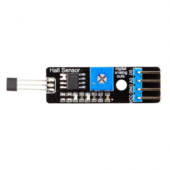 Hall Effect Magnetic Sensor with Analog & Digital Output Module