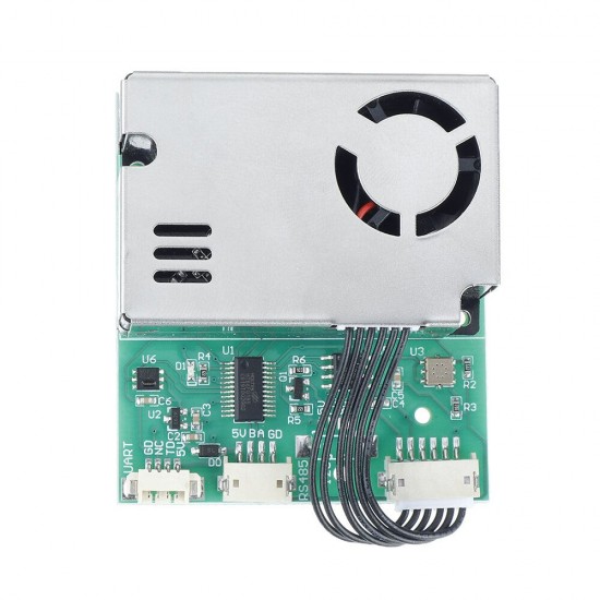 SM300D2 7-in-1 PM2.5 + PM10 + Temperature + Humidity + CO2 + eCO2 + TVOC Sensor Tester Detector Module for Air Quality Monitoring