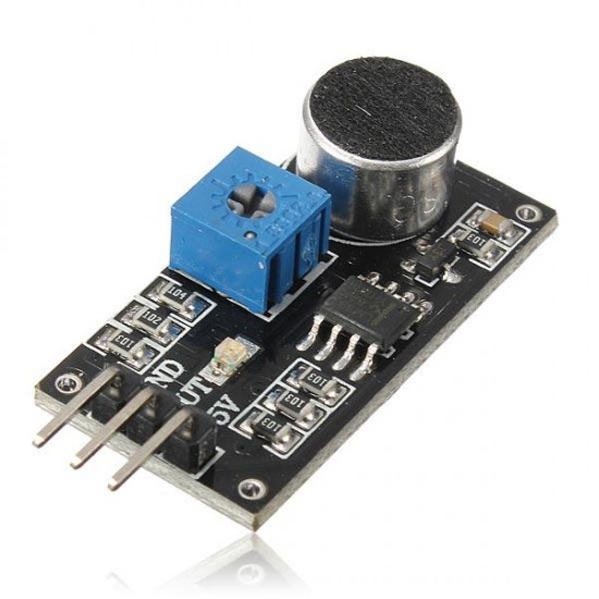 Sound Sensor Detection Module LM393 Chip Electret Microphone