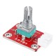 Adjustable Potentiometer Module (Pad hole) with Anti-reverse Plug White Terminal Analog Signal