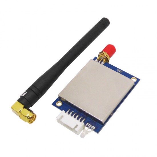 2Pcs SV651 500mW 3km Long Distance Si4432 868MHz RS485 RF Transmitter Module