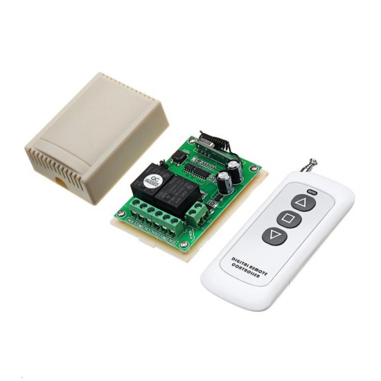 315MHz 12V Motor Forward Reverse Controller Wireless Remote Control Switch With 3 Button Transmitter