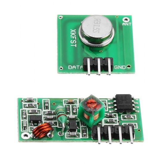 3Pcs 315MHz XD-FST XD-RF-5V Wireless Transmitter Receiver Module Board Not Super-heterodyne