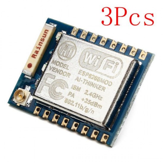 3Pcs ESP8266 ESP-07 Remote Serial Port WIFI Transceiver Wireless Module