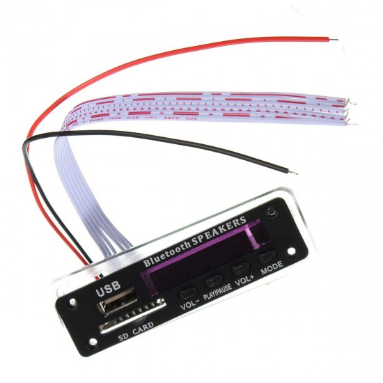 3Pcs M01BT69 12V Wireless bluetooth MP3 WMA Decoder Board Audio Module USB TF Radio For Car