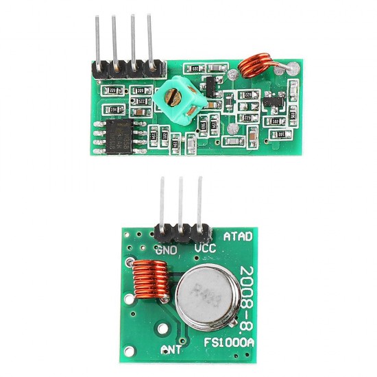 3pcs 433Mhz RF Decoder Transmitter With Receiver Module Kit For MCU Wireless