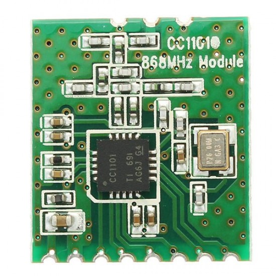 3pcs CC1101-868MHz 2-3.6V RF Low Power UHF Wireless Transceiver Module 1.2K To 500kps 64 Bytes SPI Interface Wake-On-Radio Support FSK GFSK ASK/OOK And MSK