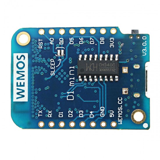 3pcs D1 Mini V3.0.0 WIFI Internet Of Things Development Board Based ESP8266 4MB for Arduino - products that work with official Arduino boards