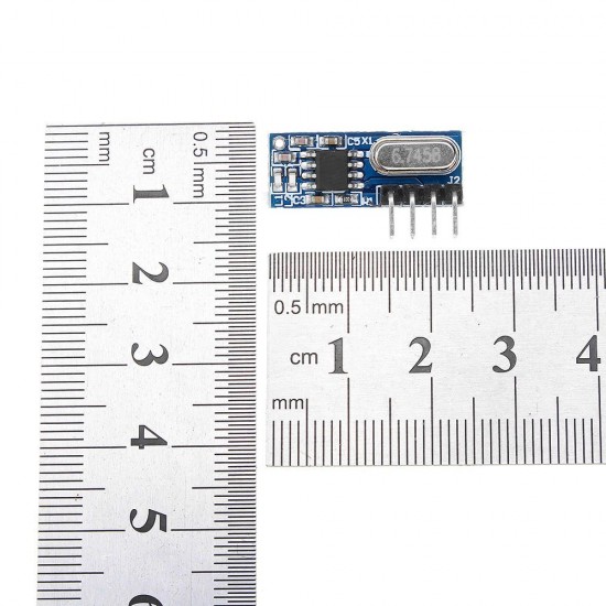 3pcs RX531 433MHz Lead-free Environment-friendly Wireless Receiver Module High Sensitivity Super Heterodyne Super Anti-jamming 2.2V-5V DC