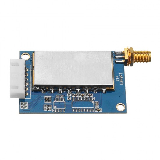 433MHz LORA611AES Wireless Data Transmission Module 100mw AES Encryption TTL 232 485 Interface