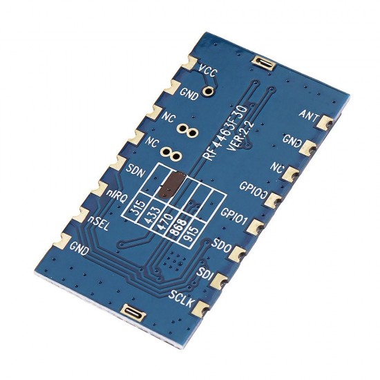 433MHz RF4463F30 1W High Power Ultra Long Range Wireless Front End Transceiver Module FSK GFSK SI4463