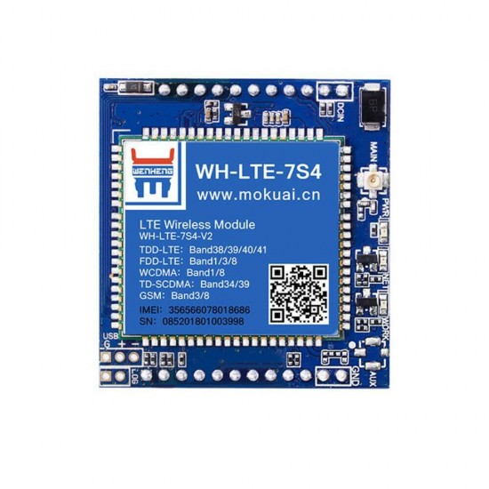 5 Mode 13 Frequency TTL to 4G Transparent Transmission 4G DTU Data Transmission Wireless Module Full Netcom V2