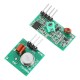 50pcs 433Mhz RF Decoder Transmitter With Receiver Module Kit