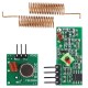 5pcs 433MHz RF Wireless Receiver Module Transmitter kit + 2PCS RF Spring Antenna for Arduino - products that work with official for Arduino boards