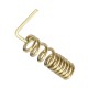 5pcs Copper GSM GPRS Straight / Bent Spring Antenna Bold Copper Spiral Coil Wound Antenna GSM Motherboard Welding DIY