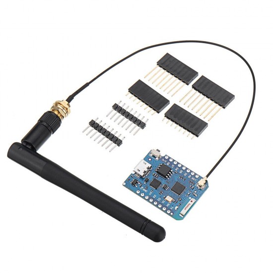 5pcs D1 Pro-16 Module + ESP8266 Series WiFi Wireless Antenna for Arduino - products that work with official for Arduino boards