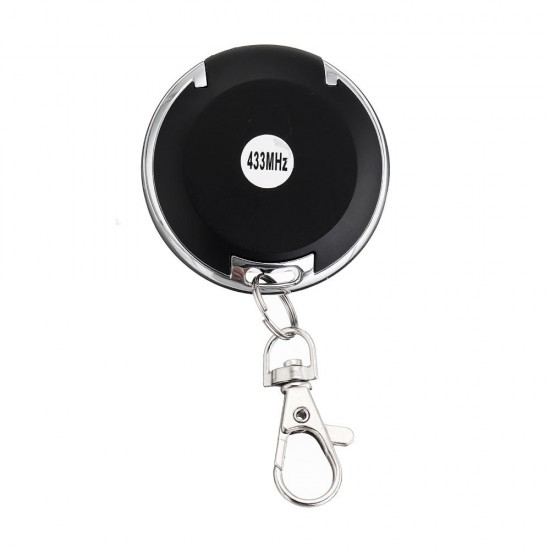 Black Round Self-copying Remote Control Transmitter For Electric Door Garage Gate Wireless Remote Switch