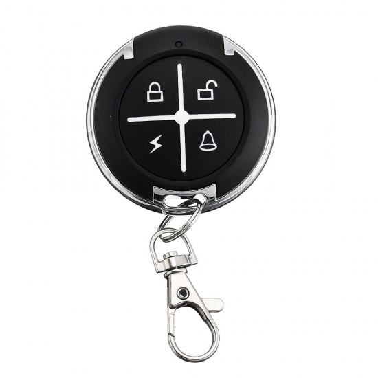 Black Round Self-copying Remote Control Transmitter For Electric Door Garage Gate Wireless Remote Switch