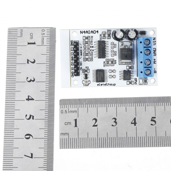 DC 12V 4-20mA 0-5V 0-10V Voltage Signal Acquisition RS485 Modbus RTU Module for PLC Current Transmitter Measuring Instruments