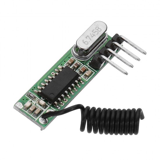 DC3~5V AK-119 433.92MHZ 4 Pin Superheterodyne Receiver Board Without Decoding -105dBm Sensitivity