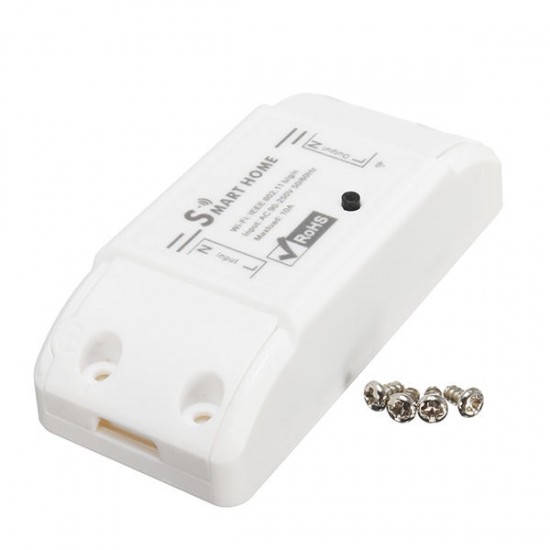 DIY AC100-240V 10A Smart Home Breaker Remote Control Switch Module Support ALEXA Voice Control