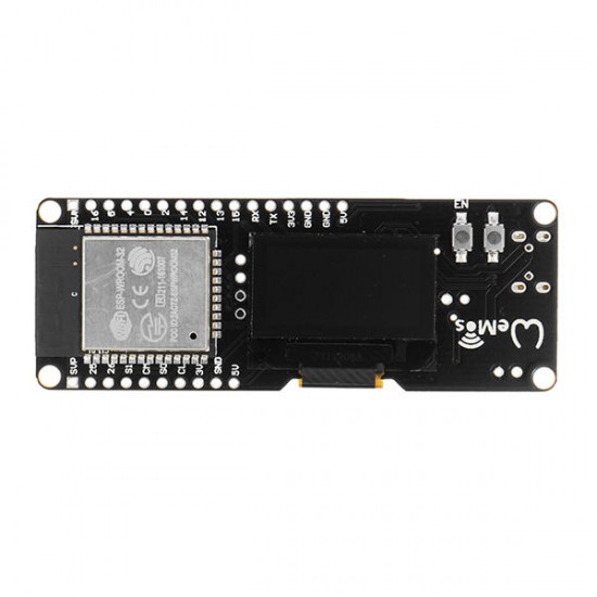 ESP-WROOM-32 Rev1 ESP32 OLED Display Board 4 Mb Bytes(32 Mb) Flash And Wi-Fi Antennas for Arduino - products that work with official Arduino boards