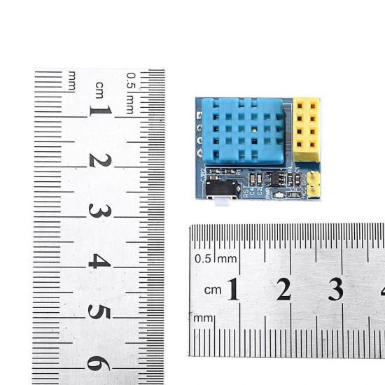 ESP8266 ESP-01 ESP-01S DHT11 Sensor Temperature and Humidity WiFi Node Module + ESP8266 ESP-01S Remote Serial Port WIFI Transceiver Wireless Module