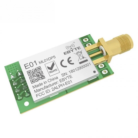 E01-ML01DP5 nRF24L01P 2.4GHz nRF24L01 PA LNA RF Wireless Transceiver RF Module