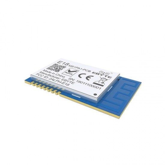 E18-MS1PA1-PCB CC2530 RF Module 2.4GHz 20dBm PA CC2592 SMD PCB Antenna Mesh Network Transmitter and Receiver for ZigBee