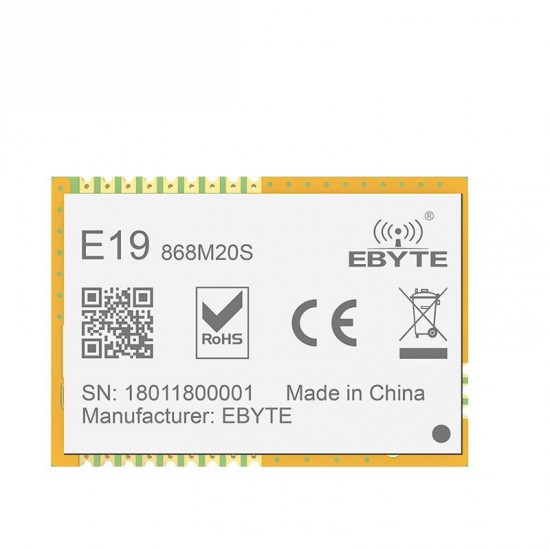 E19-868M20S SPI 20dBm SX1276 Long Distance 868MHz Transceiver Wireless RF Modulator Module
